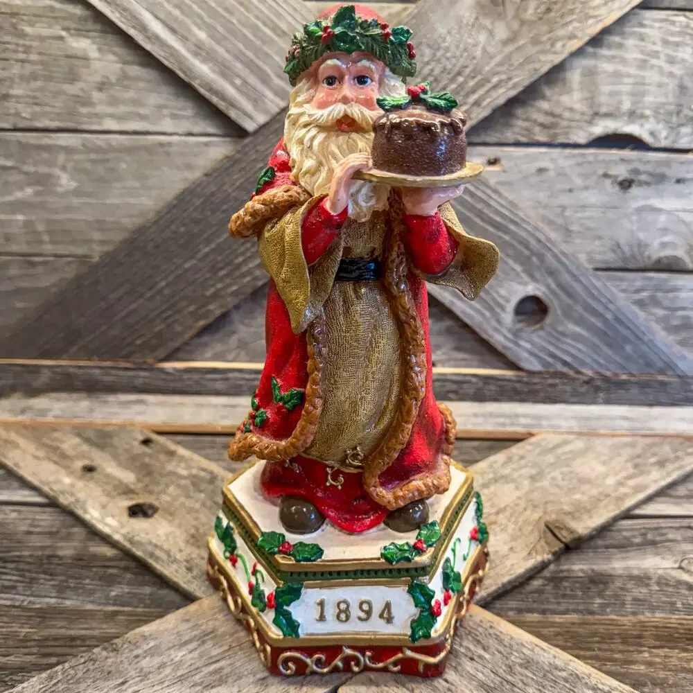 Vintage Visions of Santa 1894 Victorian Cake Figurine Home for Holidays 10